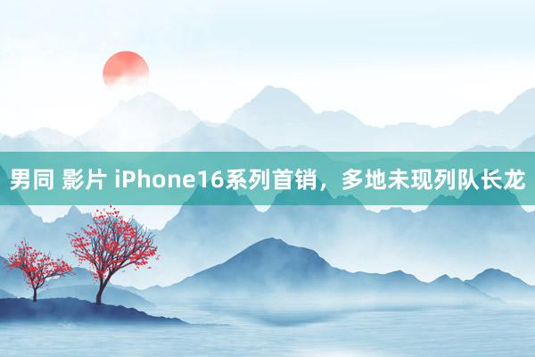 男同 影片 iPhone16系列首销，多地未现列队长龙