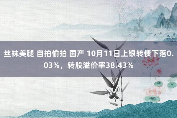 丝袜美腿 自拍偷拍 国产 10月11日上银转债下落0.03%，转股溢价率38.43%