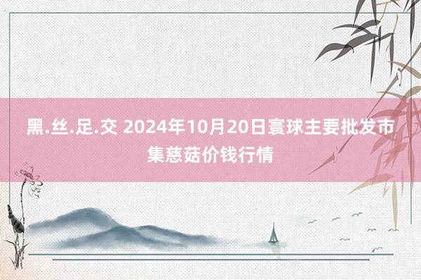 黑.丝.足.交 2024年10月20日寰球主要批发市集慈菇价钱行情