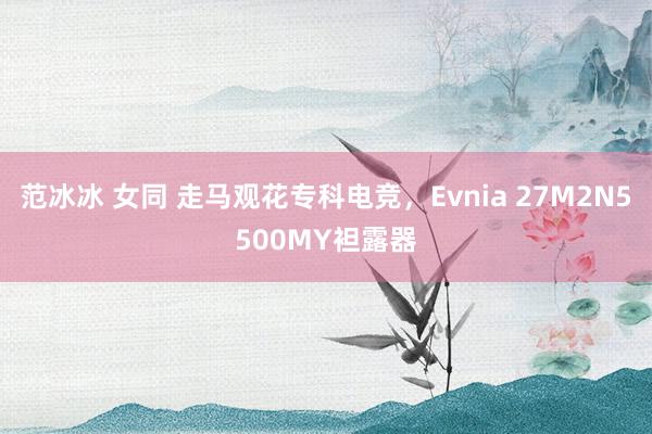 范冰冰 女同 走马观花专科电竞，Evnia 27M2N5500MY袒露器