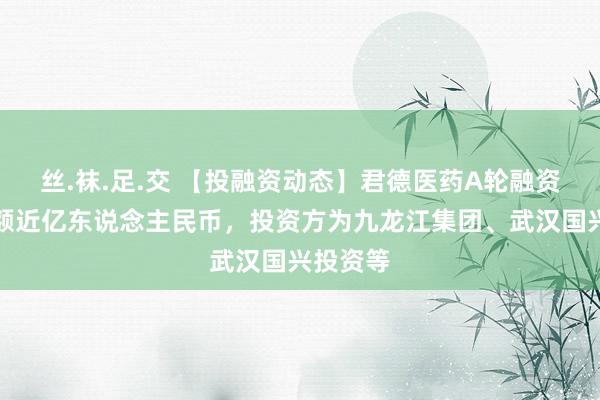 丝.袜.足.交 【投融资动态】君德医药A轮融资，融资额近亿东说念主民币，投资方为九龙江集团、武汉国兴投资等